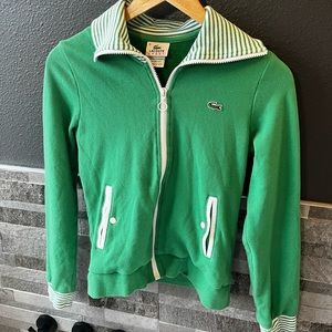 Lacoste Green Zip-up Sweater - Children’s